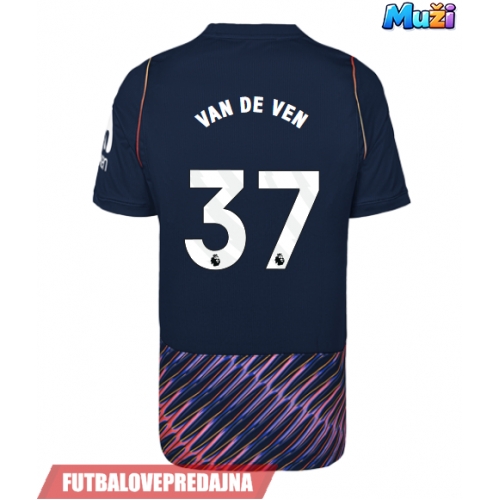 Lacne Muži Futbalové dres Tottenham Hotspur Micky van de Ven #37 2026-27 Krátky Rukáv - Preč